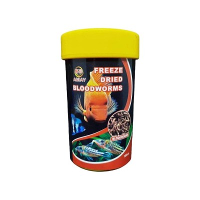 AQUAV BLOODWORMS ΤΡΟΦΗ ΨΑΡΙΩΝ ΑΠΟΞΗΡΑΜΕΝΑ ΚΟΚΚΙΝΑ ΣΚΟΥΛΙΚΙΑ 1000ML